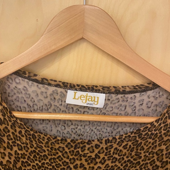 90s cheetah print top - Picture 2 of 4